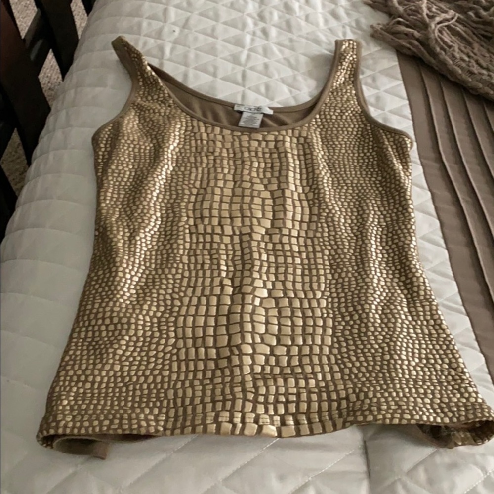 X- small gold tank